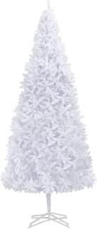 vidaXL Künstlicher Weihnachtsbaum 500 cm Weiß 284296