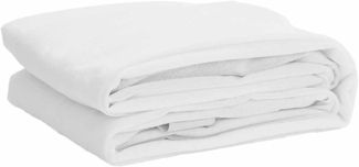 vidaXL Matratzenschoner Weiß 180x220 cm Wasserdicht 4100180