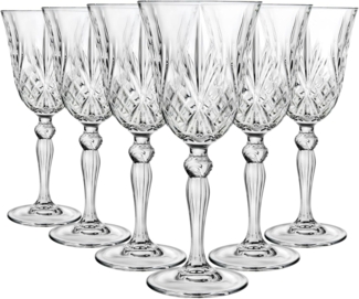 RCR Weinglas RCR Melodia Goblet 3 Weißwein 6er Set, Glas