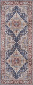 Vintage Teppich Sylla Indigoblau - 80x200x0,5cm