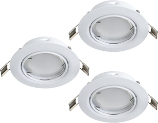 Eglo 94406 GU10 LED Einbauleuchte PENETO weiß max. 3X5W schwenkbar