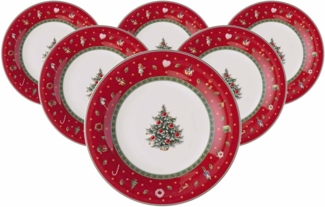 Villeroy & Boch Toy's Delight Frühstücksteller ø 21,5 cm Rot 6er Set - DS