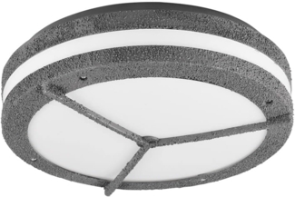 Decken- und Wandleuchte, betonfarben, D 30 cm