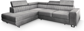 Masseno Ecksofa NOLA mit Schlaffunktion L-Form, Sofa mit Bettkasten
