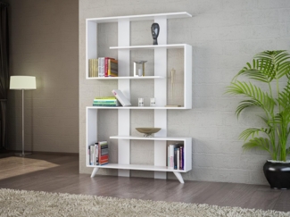 Calicosy 'RAIN' Regal mit 5 Böden weiß H162 cm - Weiß