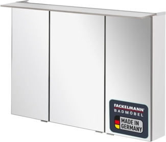 Fackelmann B.PERFEKT LED Spiegelschrank 100 cm breit, Weiß