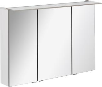 Fackelmann B.PERFEKT LED Spiegelschrank 100 cm breit, Weiß