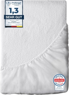 Dreamzie Matratzenschoner 90x200 Wasserdicht Oeko-TEX und Made in EU - Atmungsaktive Anti-Allergie und Anti Milben