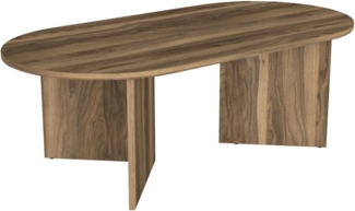 Vente-unique - Couchtisch - Holzfarben dunkel - TOPANIA