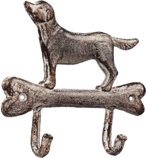 2er Haken aus Gusseisen - Hund (85515)
