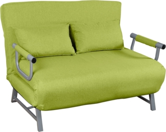 VCM Schlafsofa Kolino 918374 Grün H. 95 x B. 127 x T. 78 cm