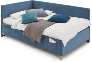 meise.möbel Kinderbett COOL II, Polsterbett wahlweise mit Bettkasten, Jugendbett inkl. USB Anschlüsse