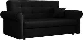 Mirjan24 'Viva Silver III' Schlafsofa, Schwarz, 85 x 98 x 168 cm