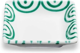 Gmundner Keramik Grüngeflammt, Snackschale (11x11cm)