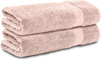 Komfortec Handtücher 100% Baumwolle, 470 g/m², Frottee (2-St), Badetücher 50x100 cm Set, Weich