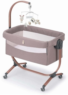 Baby Beistellbett Cullami | Mehr Farben verfügbar | inkl. Wippfunktion | 8-fach höhenverstellbar