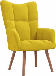 vidaXL Relaxsessel Senfgelb Samt [328058]