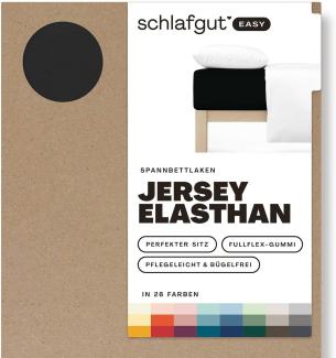 Schlafgut Spannbettlaken EASY Jersey Elasthan, Jersey, Gummizug: rundum, (1 Stück), MADE IN GREEN by OEKO-TEX®