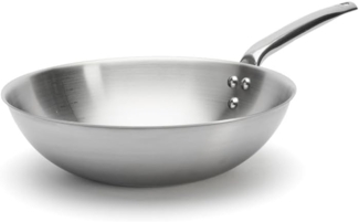 de Buyer - Edelstahl Wok mit Stielgriff Alchimy