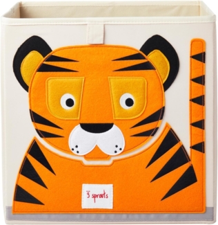 3 Sprouts Aufbewahrungsbox Tiger, beige