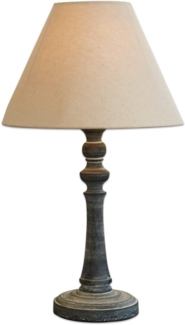 Mirabeau Tischleuchte Tischlampe Withby beige/antikgrau