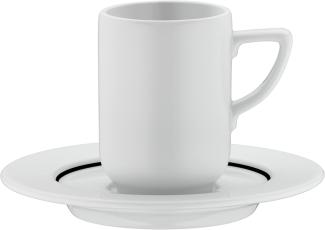 WMF Espressotasse, mit Untertassenn Michalsky Tableware, dekotiert Porzellan, spülmaschinengeeignet