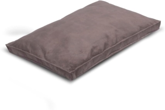 Letti Moderni Haustierbett Soffy Kiss 90x110 Höhe 6 cm Braun – Luxuriöser Schlafkomfort für Ihr Haustier - 90x110x6