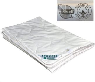 Sommerdecke super leicht Lyocell Tencel kbA kontr. bio Anbau 100% Natur 155x220 cm 500 g FG