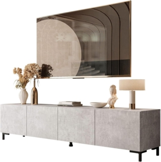 Lookway Lowboard COLGANTE BETON 200 TV-Schrank mit Beinen