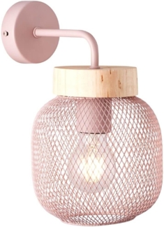 Brilliant Wandleuchte Giada, ohne Leuchtmittel, Wandlampe, Höhe 26,5 cm, 1x E27, Metall/Holz