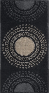 REDBEST Handtuch Handtuch "Kreise", Frottier, Walk-Frottier Kreise