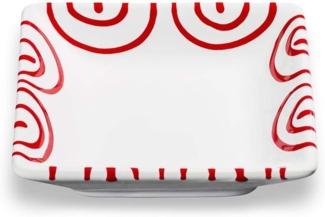 Gmundner Keramik Rotgeflammt, Snackschale (11x11cm)