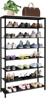 VCM Schuhregal Taliro 920020 Weiß H. 152 x B. 90 x T. 30 cm