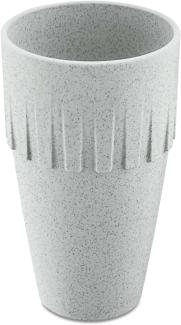 Koziol Becher Latte Connect, Kaffeebecher, Tasse, Kaffeetasse, Thermoplastischer Kunststoff, Organic Grey, 400 ml, 4081670