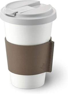 Dibbern Fine Bone China Becher Konisch Coffee To Go Taupe Classic