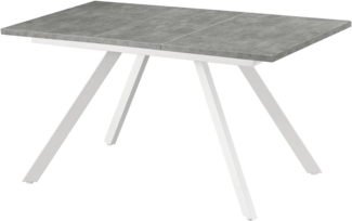 B&D home Esstisch Esstisch SVEN, 4- Fuß Gestell, ausziehbar, 120-160cm, 4-6 Personen