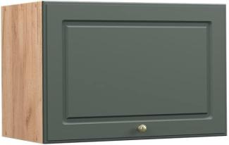 Vicco Küchenschrank Küchenmöbel Fame-Line Landhaus Küche Einbauküche Küchenzeile Blende Unterschrank Hochschrank Hängeschrank (Eiche-Grün-Gold, Hängeschrank 60 cm flach)