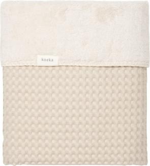 Koeka Oslo Bettdecke Waffel / Teddy Sand / Pebble Beige