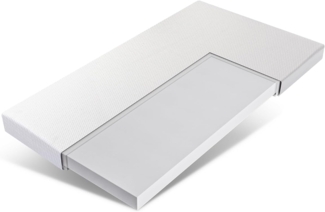 EGO HOME Matratze 100x200 Härtegrad H4 10cm - Matratzentopper aus Memory Foam, Öko-TEX Zertifiziert für Boxspringbett Wohnwagen Schlafsofa Matratzen Topper Matratzenschoner, Bezug Waschbar