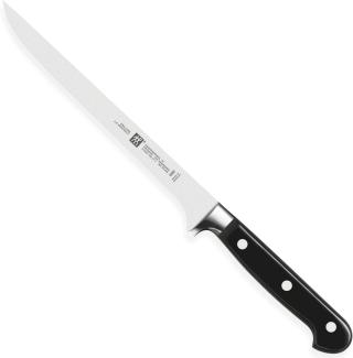 Zwilling 31030-181 Professional S Filiermesser, Rostfreier Spezialstahl, Zwilling Sonderschmelze, genietet, Vollerl, Kunststoff-Schalen, 18 cm, schwarz