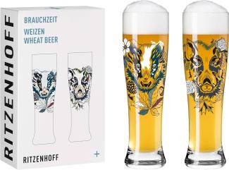 Ritzenhoff Brauchzeit Weizen 2er-Set 004 Petra Mohr 2021 / Weizenbiergläser