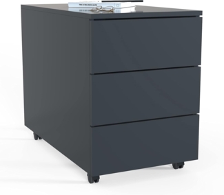 VCM Rollcontainer Dalosa 918329 Anthrazit H. 55 x B. 39 x T. 70 cm