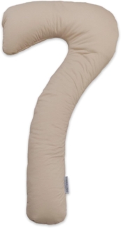 Theraline my7 Schlaf-& Stillkissen Mikroperlen & Thera-Rhomb Cappuccino Bamboo