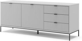 Vicco TV-Lowboard Eliza, Grau 150 x 42 cm, Fernsehtisch, Wohnzimmer, modern