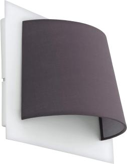 Eglo 97624 LED Wandleuchte SERRAVALLE weiß grau L:24,5cm H:19,5cm T:11,5cm