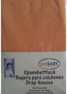 proBABY Frottee-Spannlaken gold 40/90