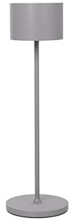 Blomus Mobile LED-Leuchte FAROL Satellite, LED-Lampe, Stehleuchte, Tischleuchte, Aluminium, Grau, 66125