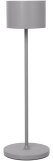 Blomus Mobile LED-Leuchte FAROL Satellite, LED-Lampe, Stehleuchte, Tischleuchte, Aluminium, Grau, 66125