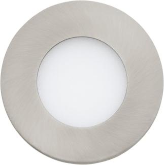 Eglo 32882 3er Set LED Einbauleuchten FUEVA-C in nickel-matt rund Ø8,5cm 2700-6500K dimmbar mit Connect Funktion