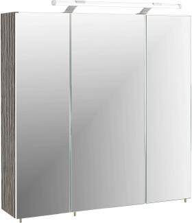 Schildmeyer Spiegelschrank 133076 Trient, 70. 0 x 16. 0 x 75. 0 cm, esche grau Dekor